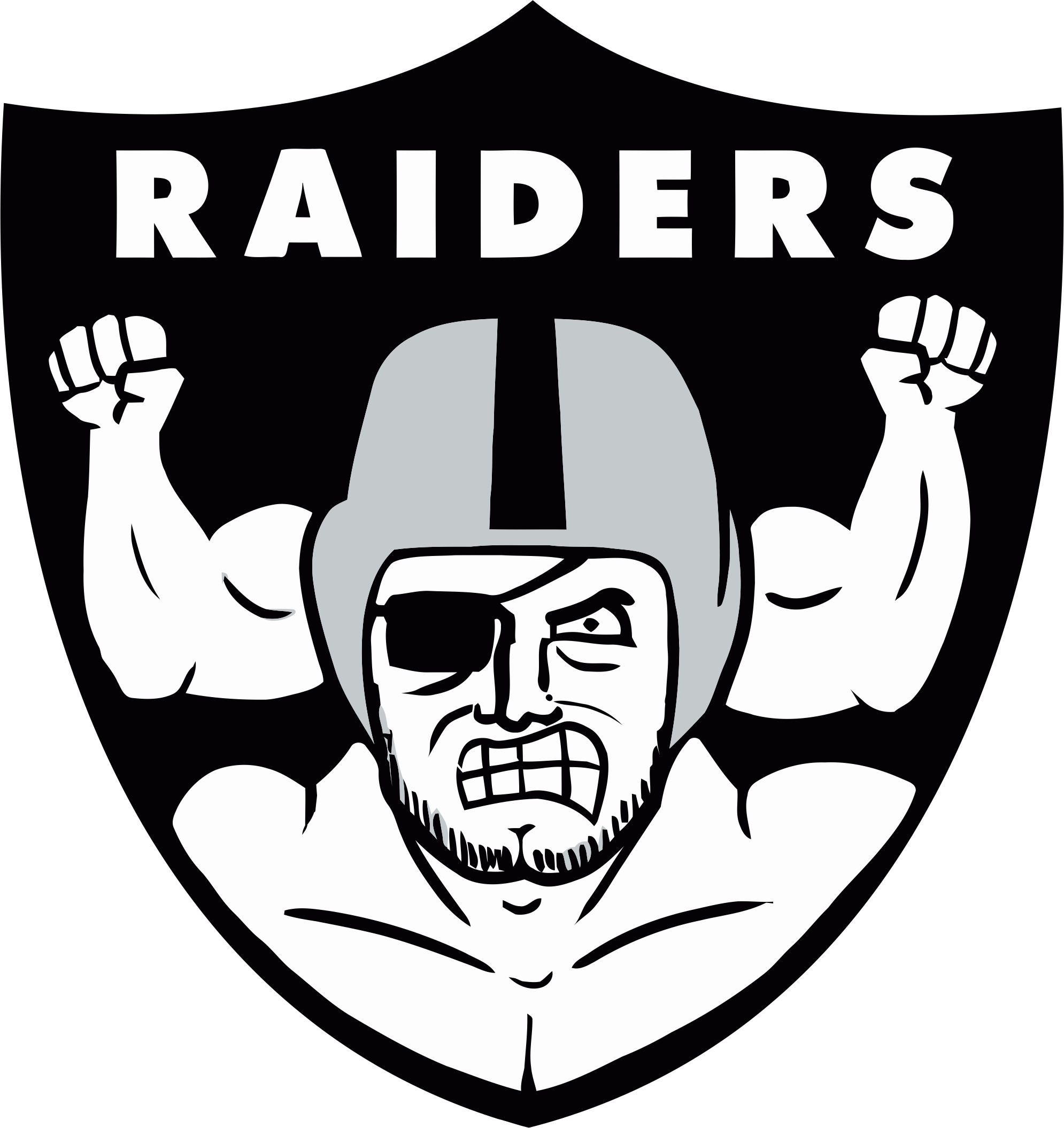 Oakland Raiders Steroids Logo fabric transfer